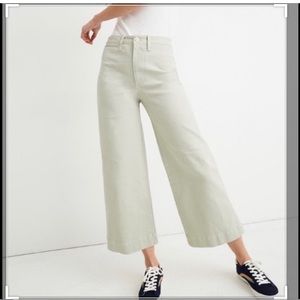 Madewell Emmett Wide Leg Crop Pants